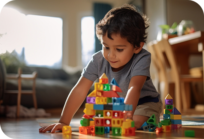 Kid playing