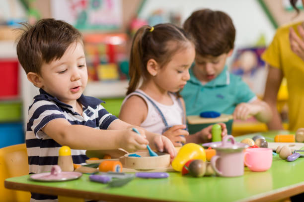 Kid playing