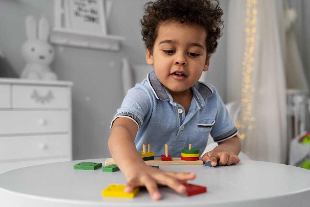 Kid playing